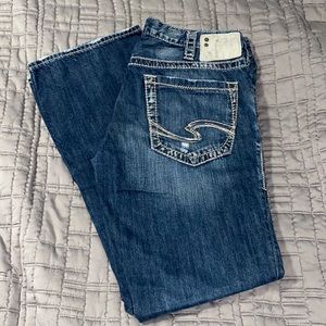 Men's Silver Jeans